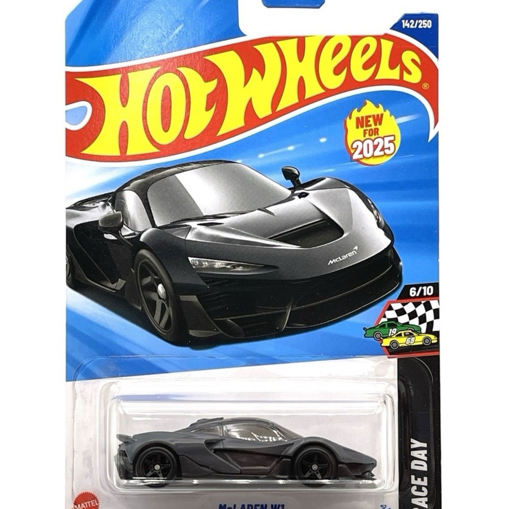 Mattel Hot Wheels Black McLaren Toy Car